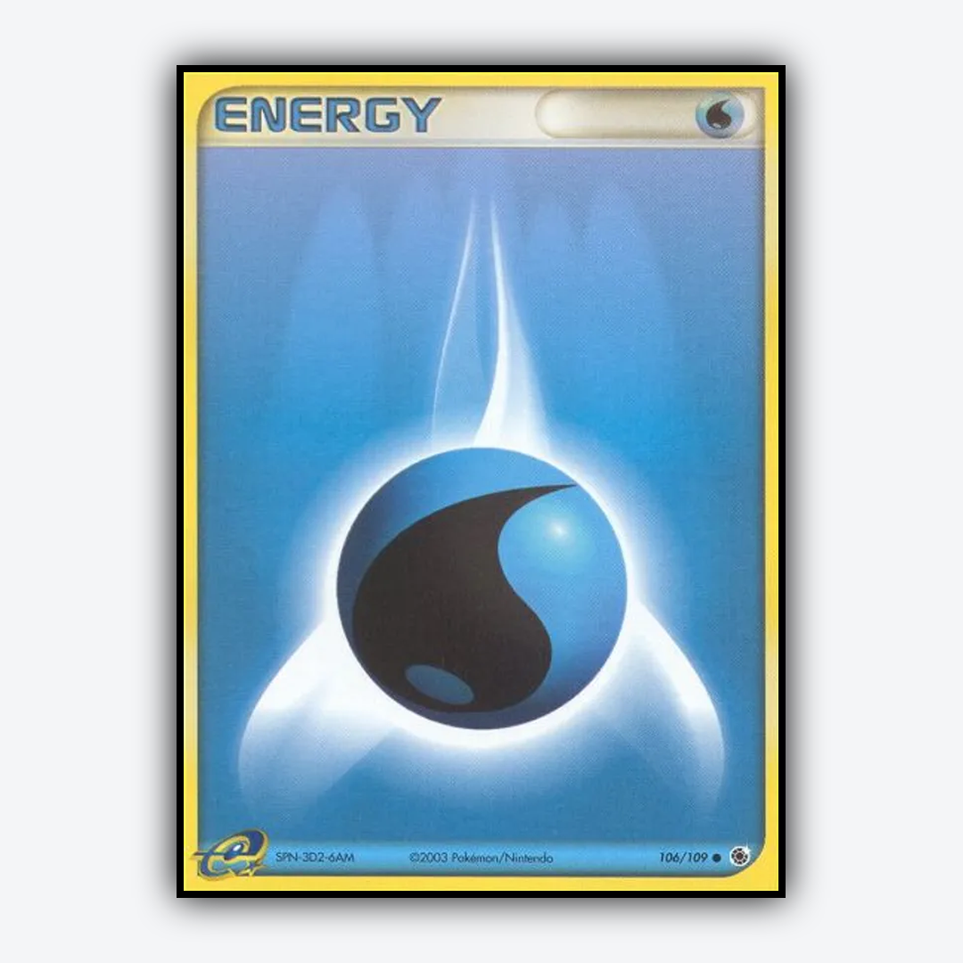 Water Energy 106/109 - Ruby & Sapphire Set - Card Rug