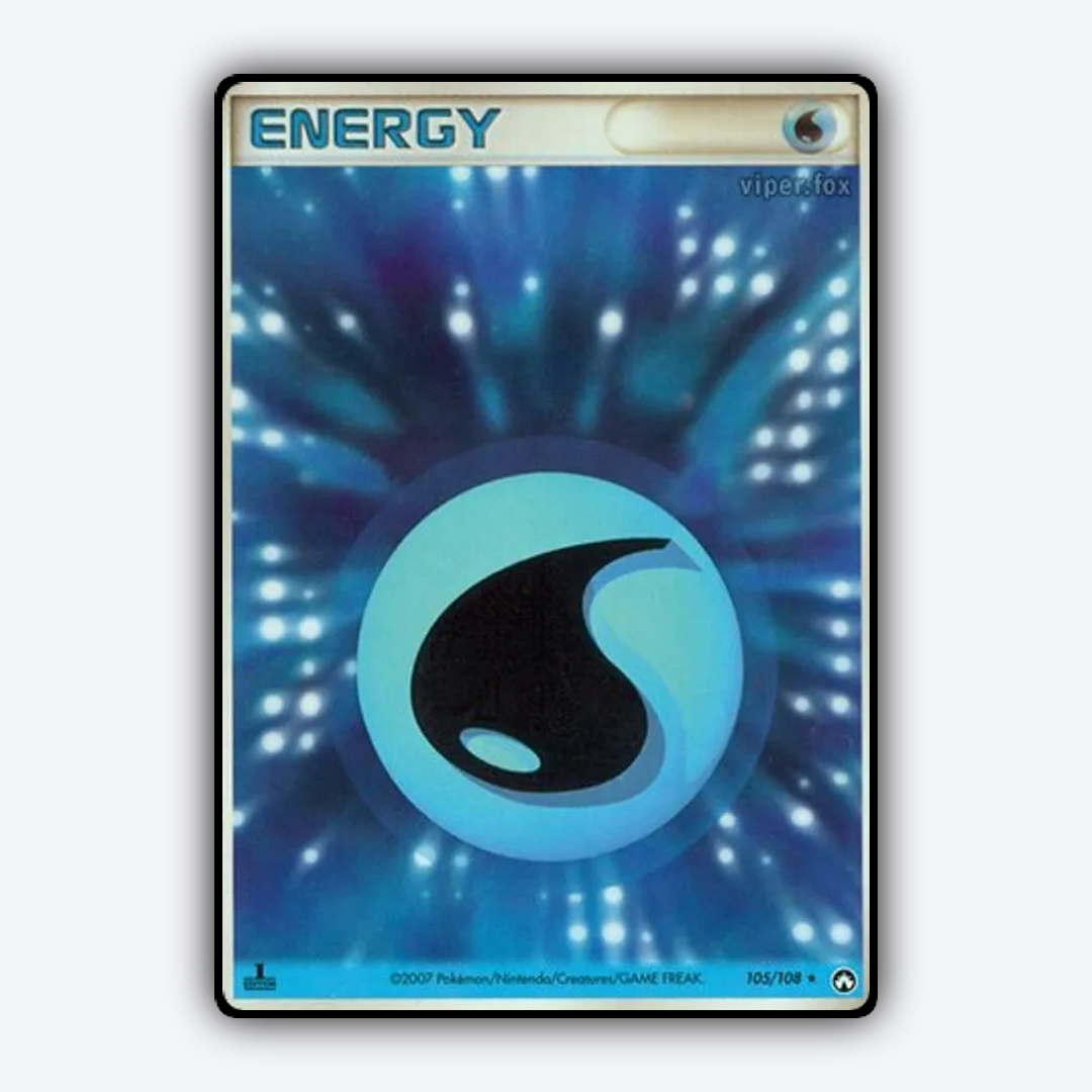 Water Energy 105/108 - World Champions Pack Set - Card Rug (JP)