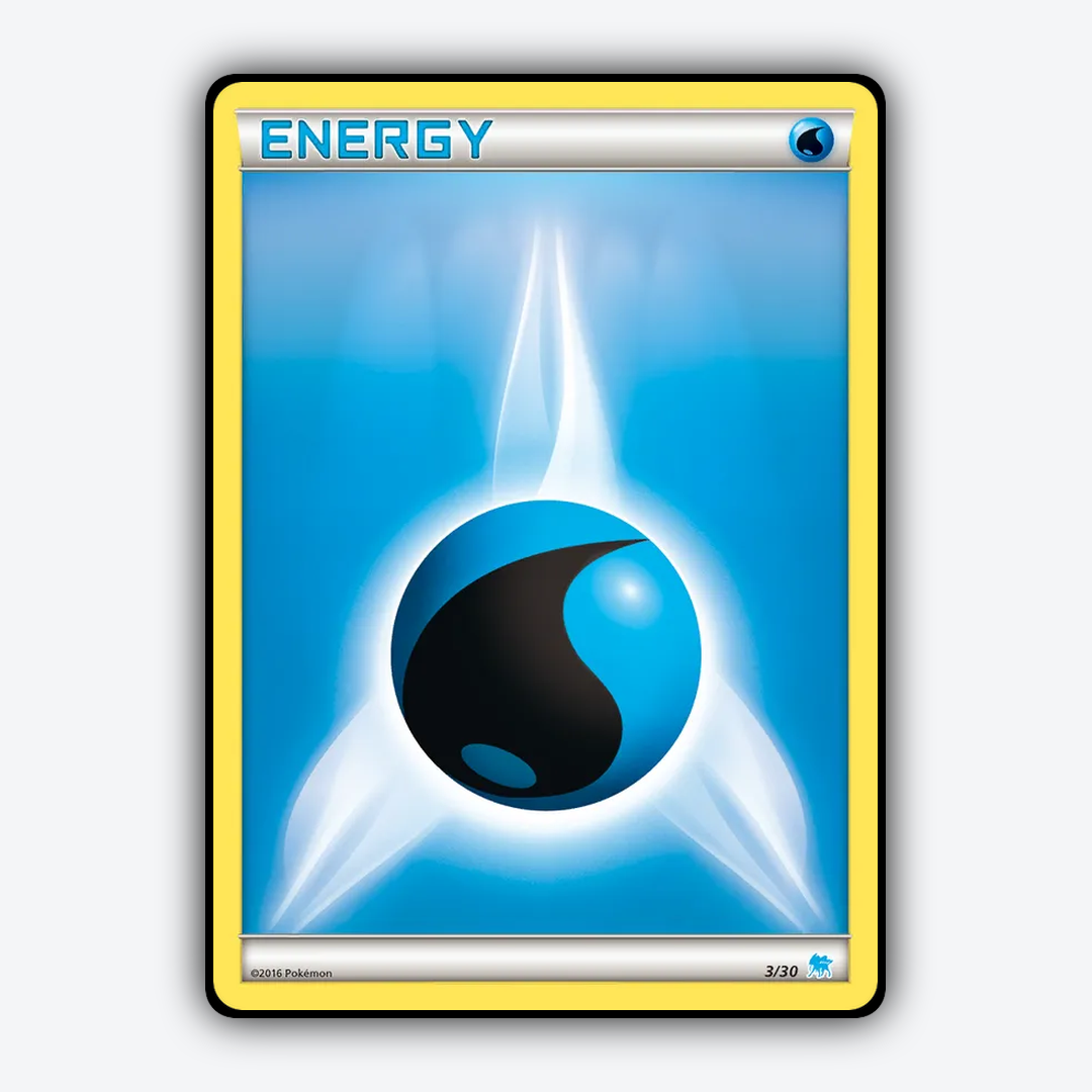 Water Energy 003/30 - XY Trainer Kit Suicune Set - Card Rug