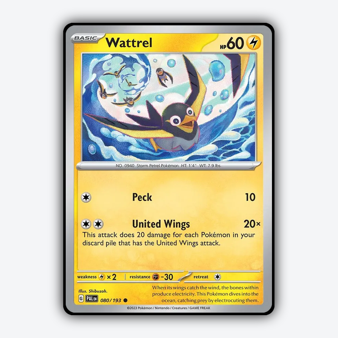 Wattrel 080/193 - Paldea Evolved Set - Card Rug