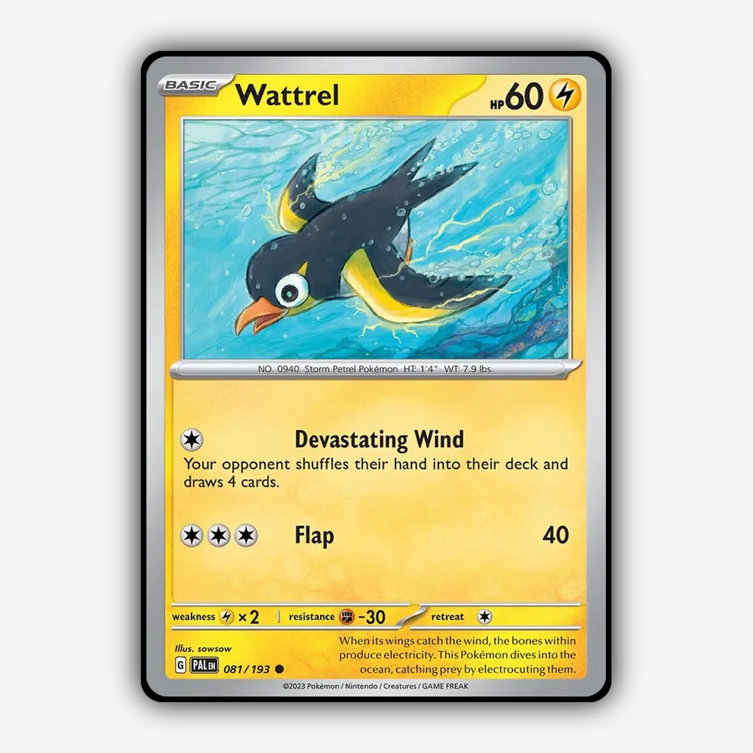 Wattrel 081/193 - Paldea Evolved Set - Card Rug