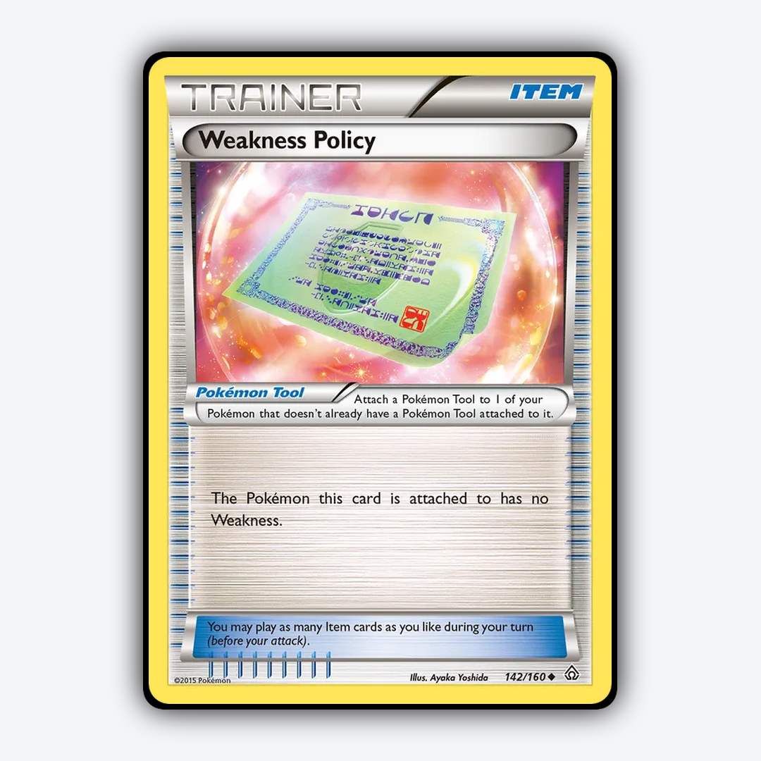 Weakness Policy 142/160 - Primal Clash Set - Card Rug