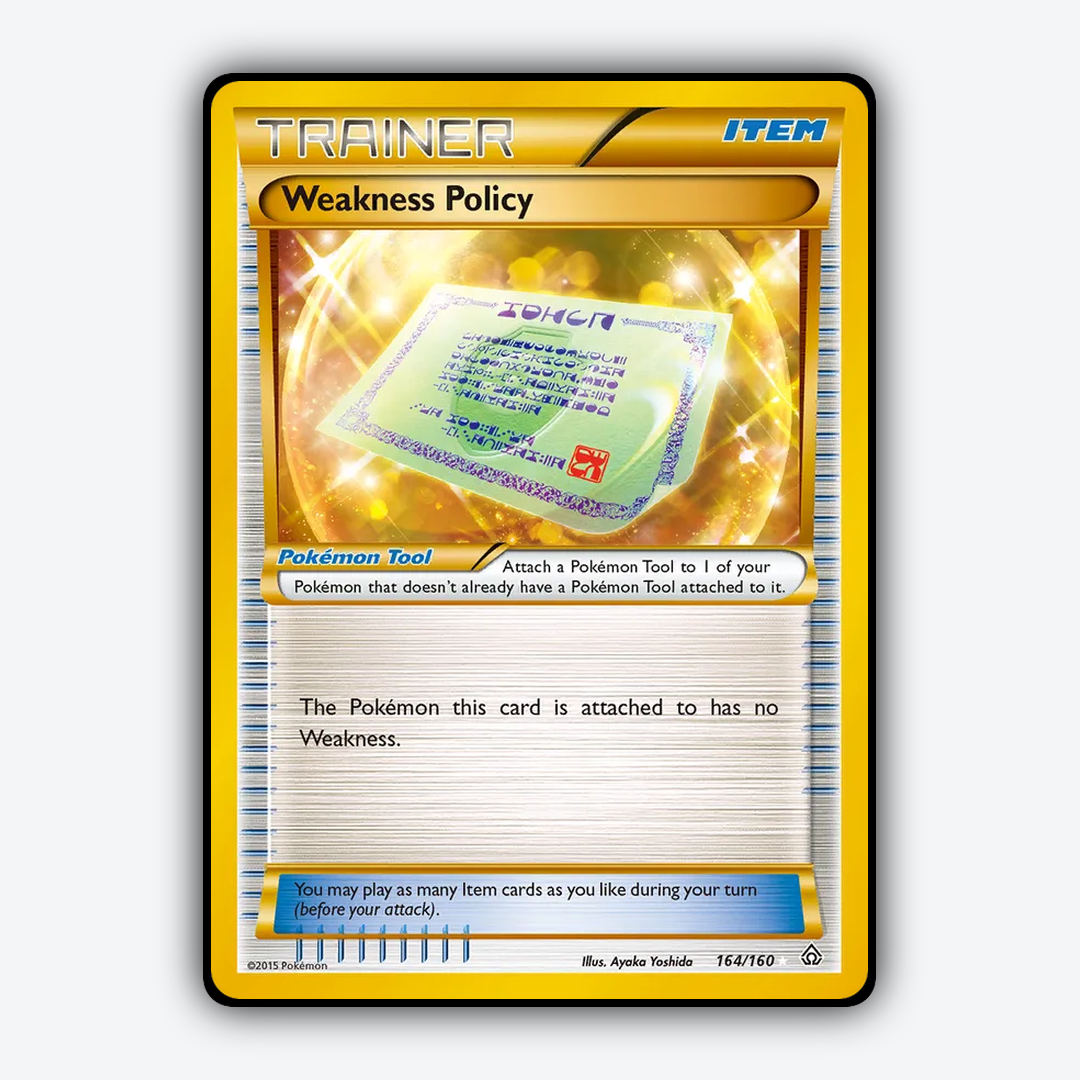 Weakness Policy 164/160 - Primal Clash Set - Card Rug