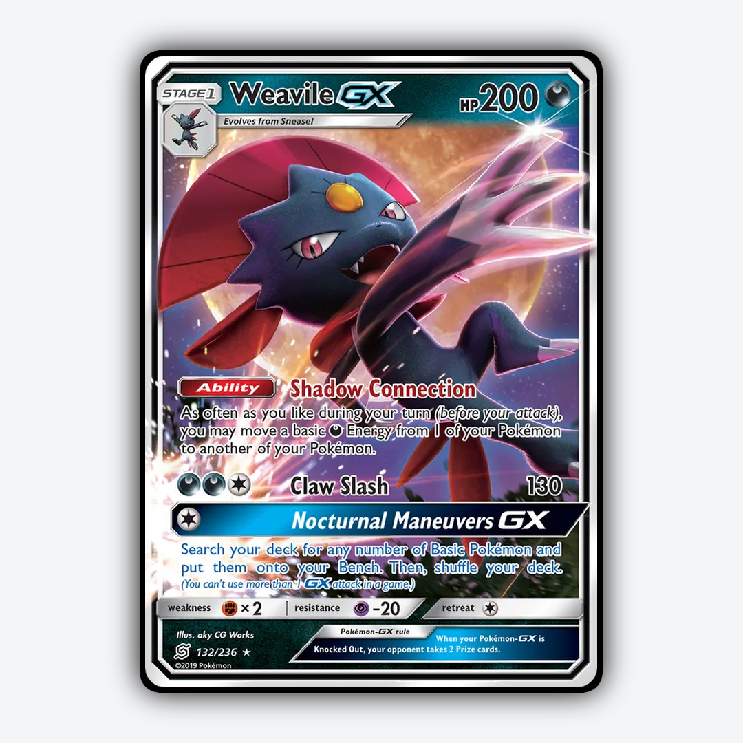 Weavile-GX 132/236 - Unified Minds Set - Card Rug