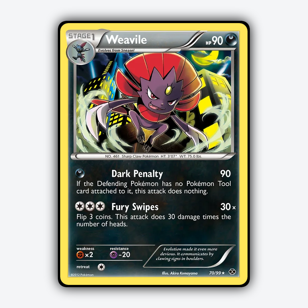 Weavile 070/99 - Next Destinies Set - Card Rug