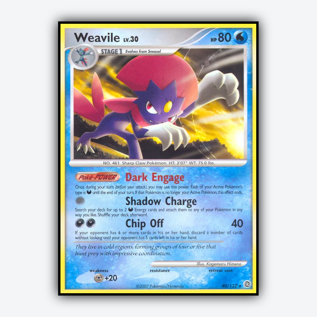 Weavile 040/132 - Secret Wonders Set - Card Rug