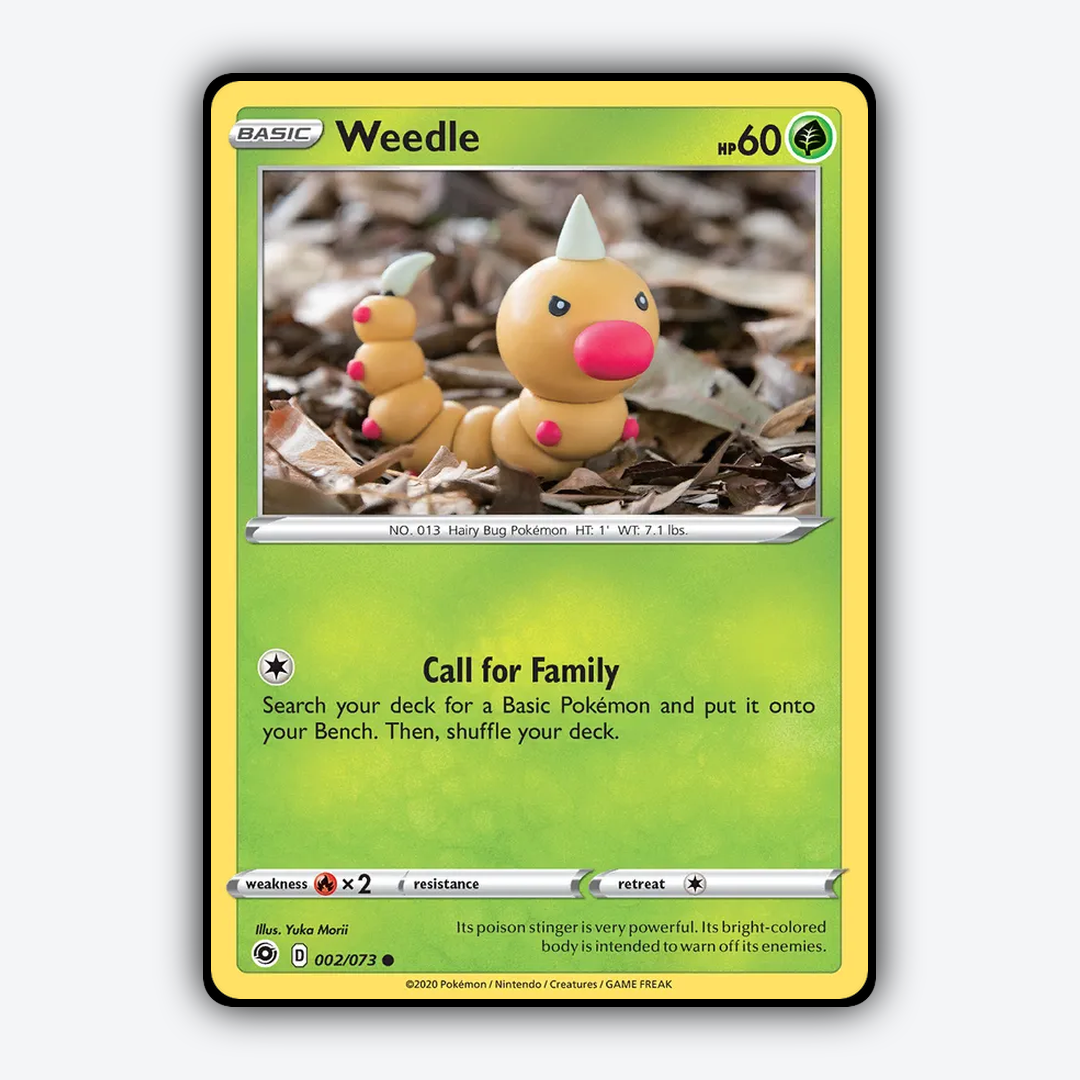 Weedle 002/73 - Champion's Path Set - Card Rug