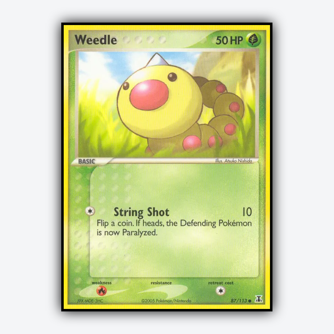Weedle 087/113 - Delta Species Set - Card Rug
