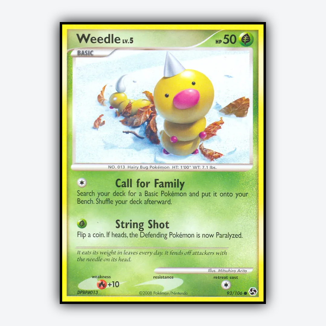 Weedle 093/106 - Great Encounters Set - Card Rug