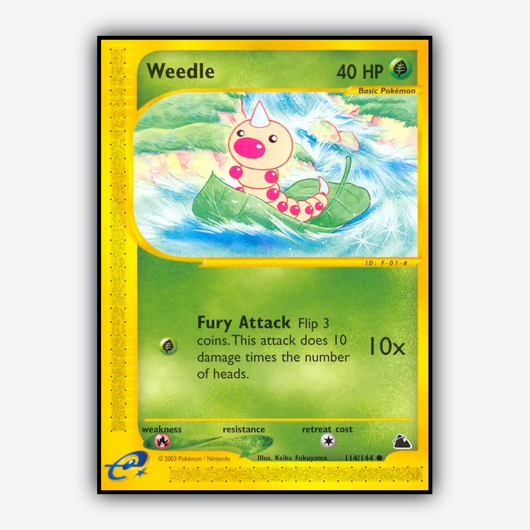 Weedle 114/144 - Skyridge Set - Card Rug