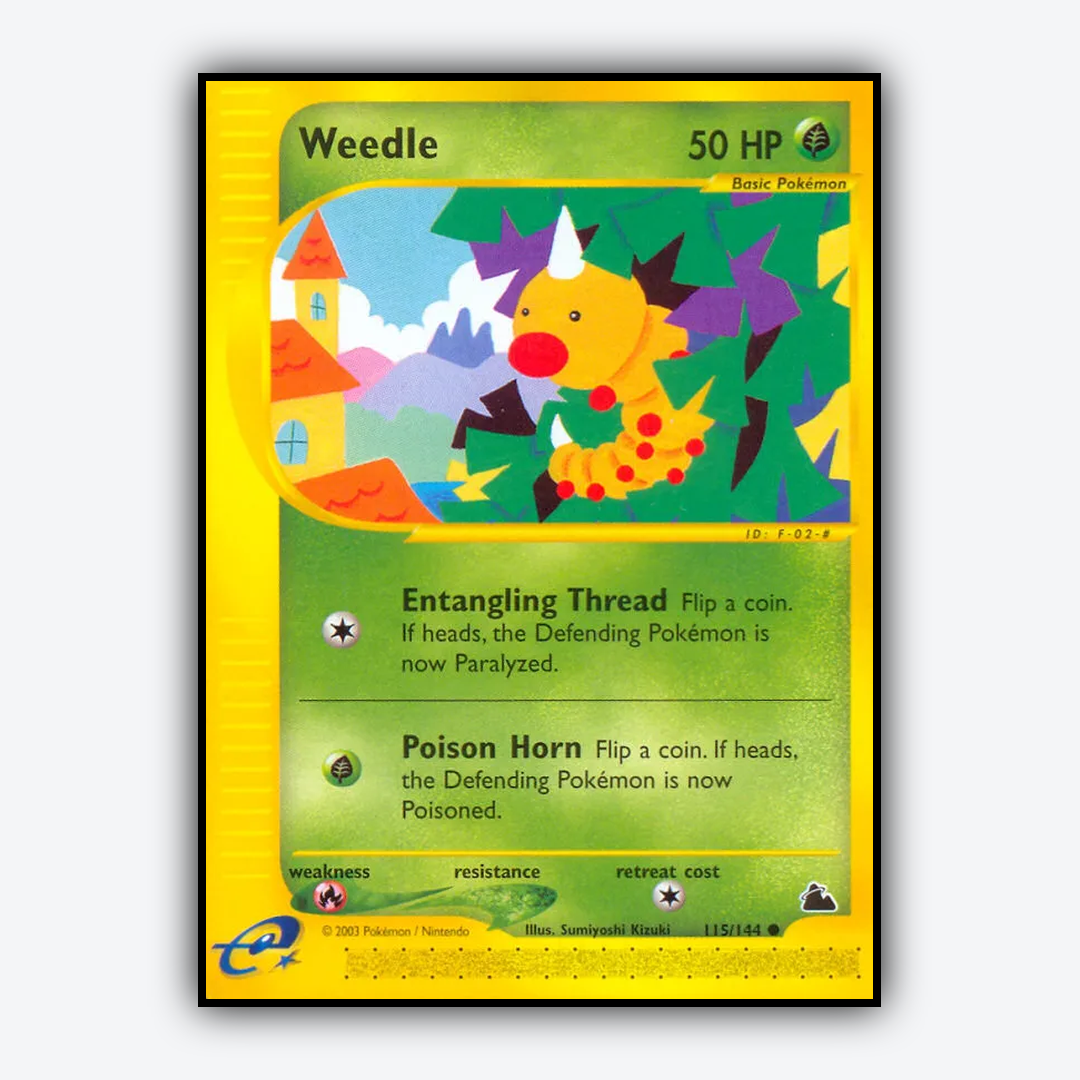 Weedle 115/144 - Skyridge Set - Card Rug