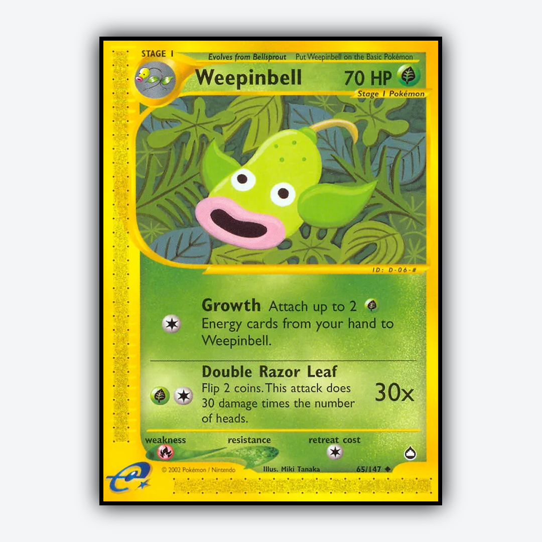 Weepinbell 065/147 - Aquapolis Set - Card Rug