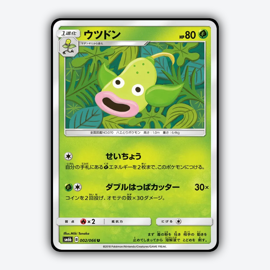 Weepinbell 002/066 - Champion Road Set - Card Rug (JP)