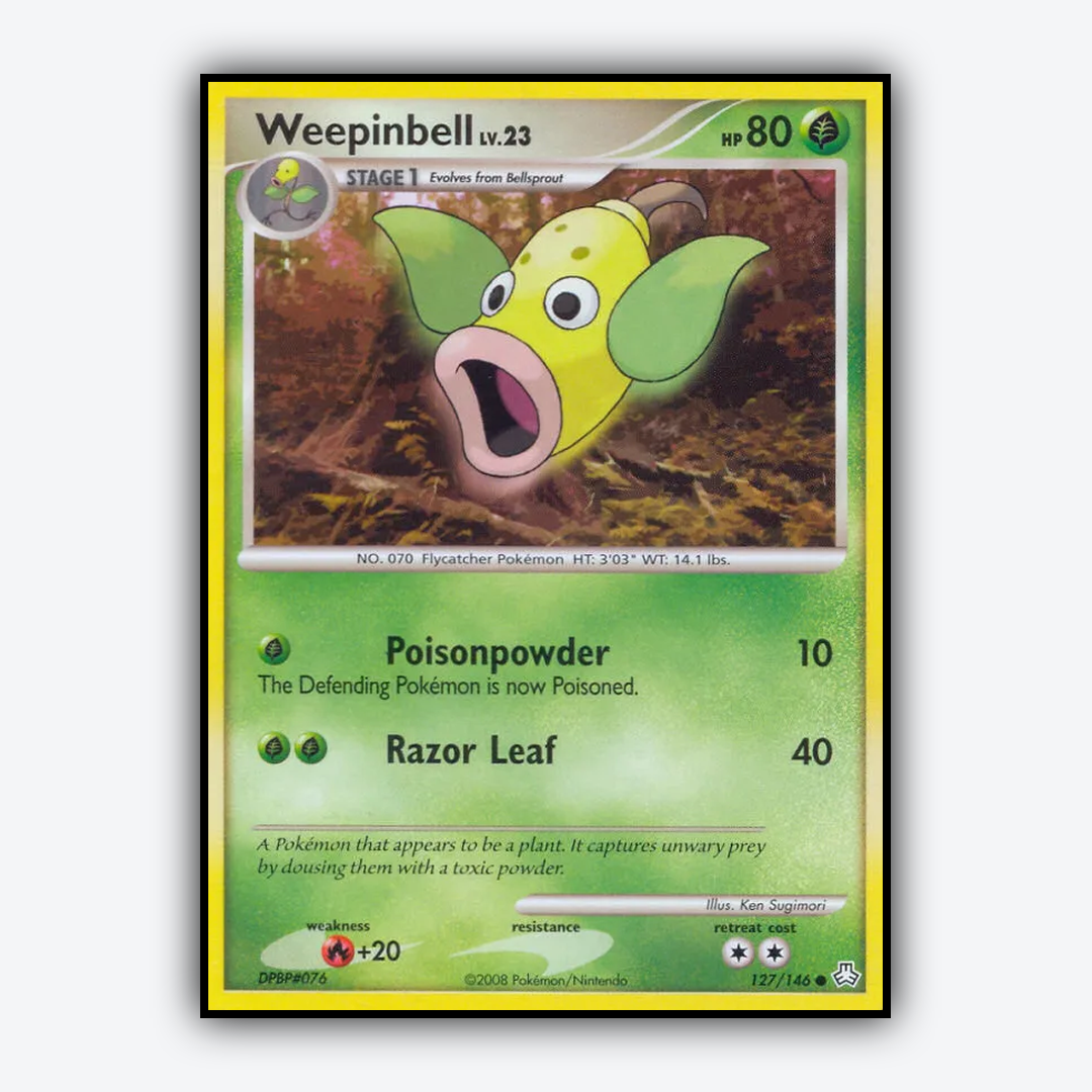 Weepinbell 127/146 - Legends Awakened Set - Card Rug