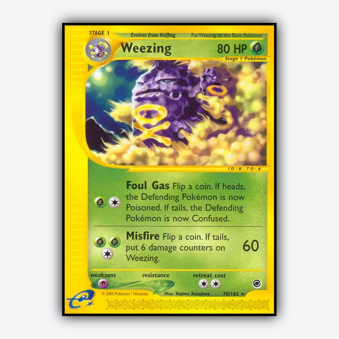 Weezing 070/165 - Expedition Base Set - Card Rug
