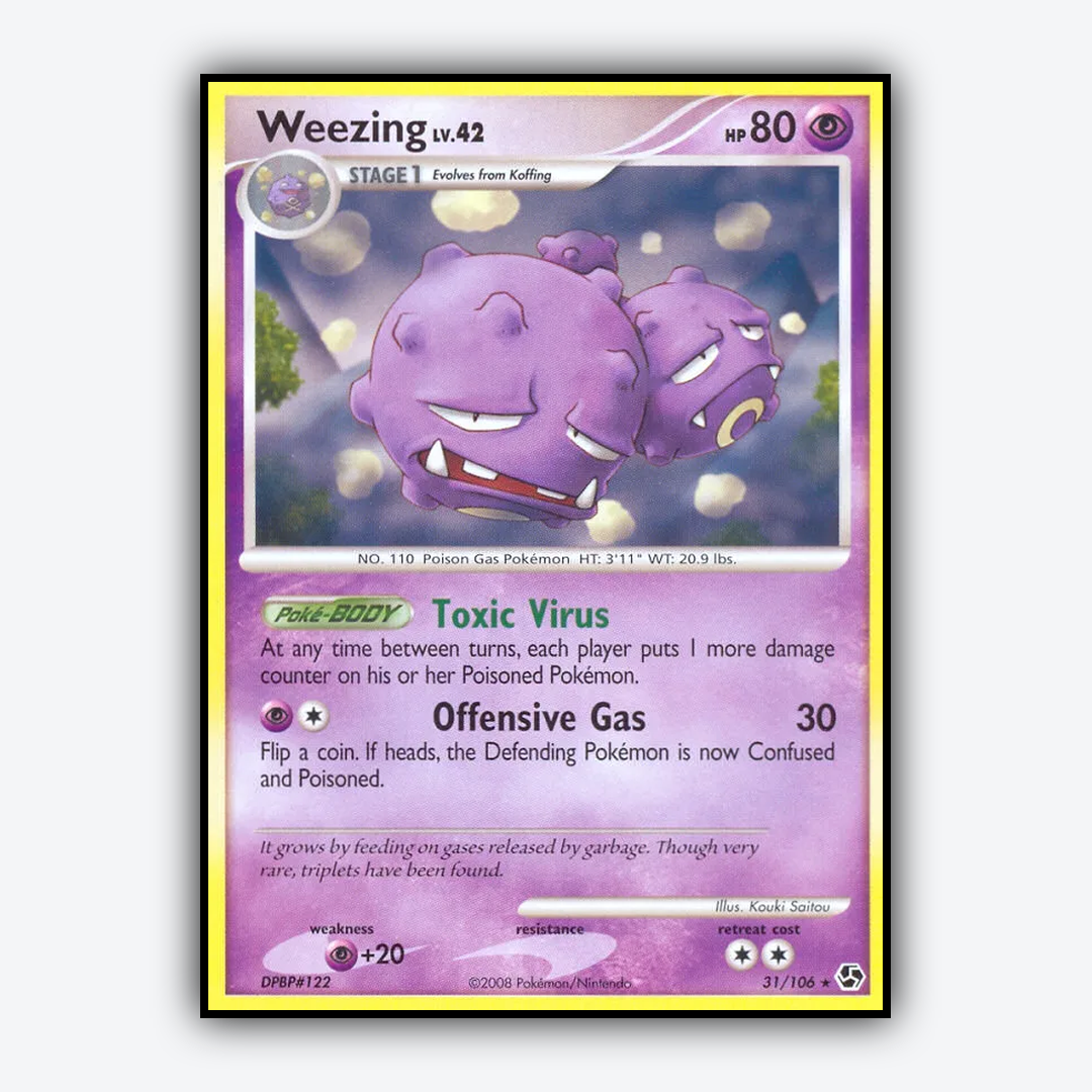 Weezing 031/106 - Great Encounters Set - Card Rug