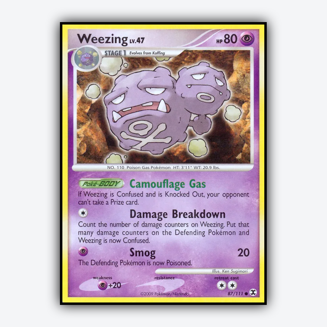 Weezing 087/111 - Rising Rivals Set - Card Rug