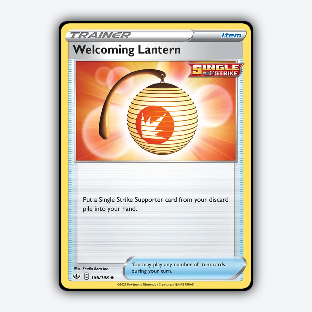 Welcoming Lantern 156/198 - Chilling Reign Set - Card Rug