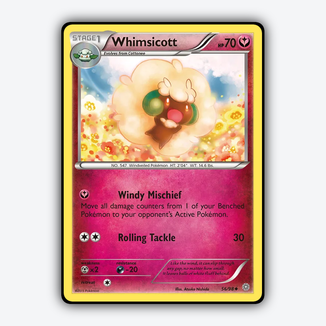 Whimsicott 056/98 - Ancient Origins Set - Card Rug