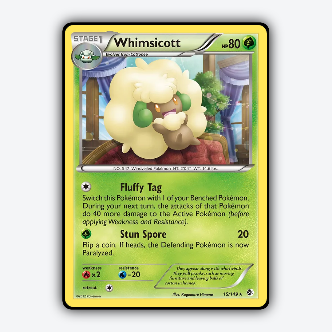 Whimsicott 015/149 - Boundaries Crossed Set - Card Rug