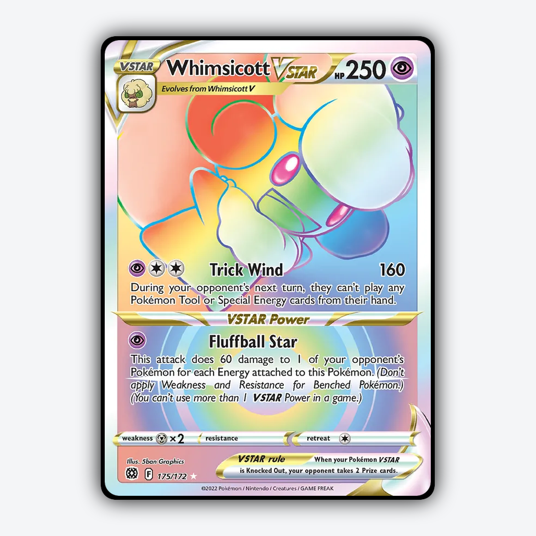 Whimsicott VSTAR 175/172 - Brilliant Stars Set - Card Rug