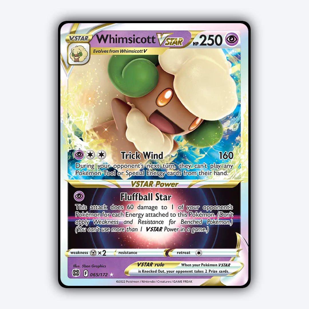 Whimsicott VSTAR 065/172 - Brilliant Stars Set - Card Rug