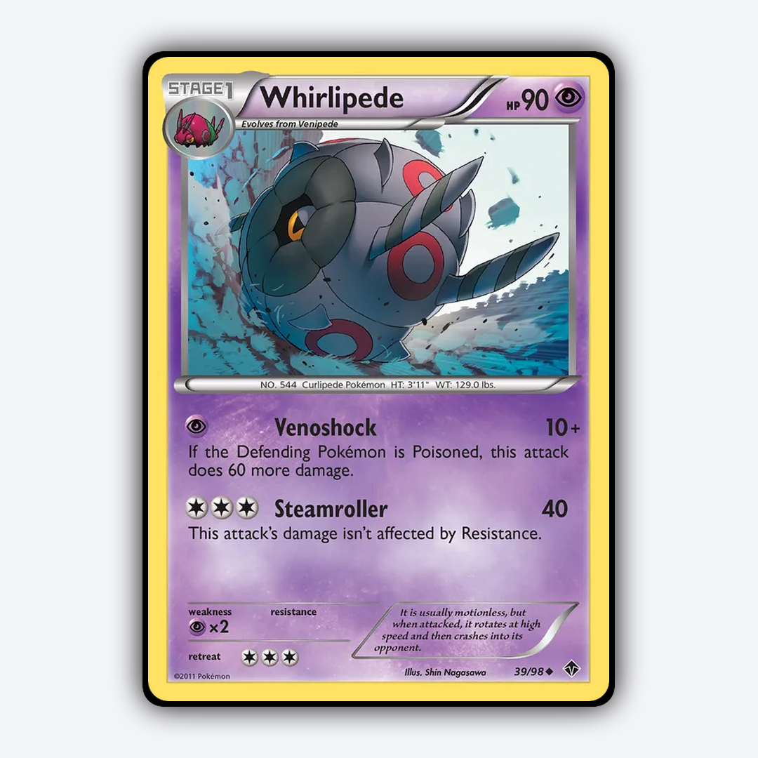 Whirlipede 039/98 - Emerging Powers Set - Card Rug