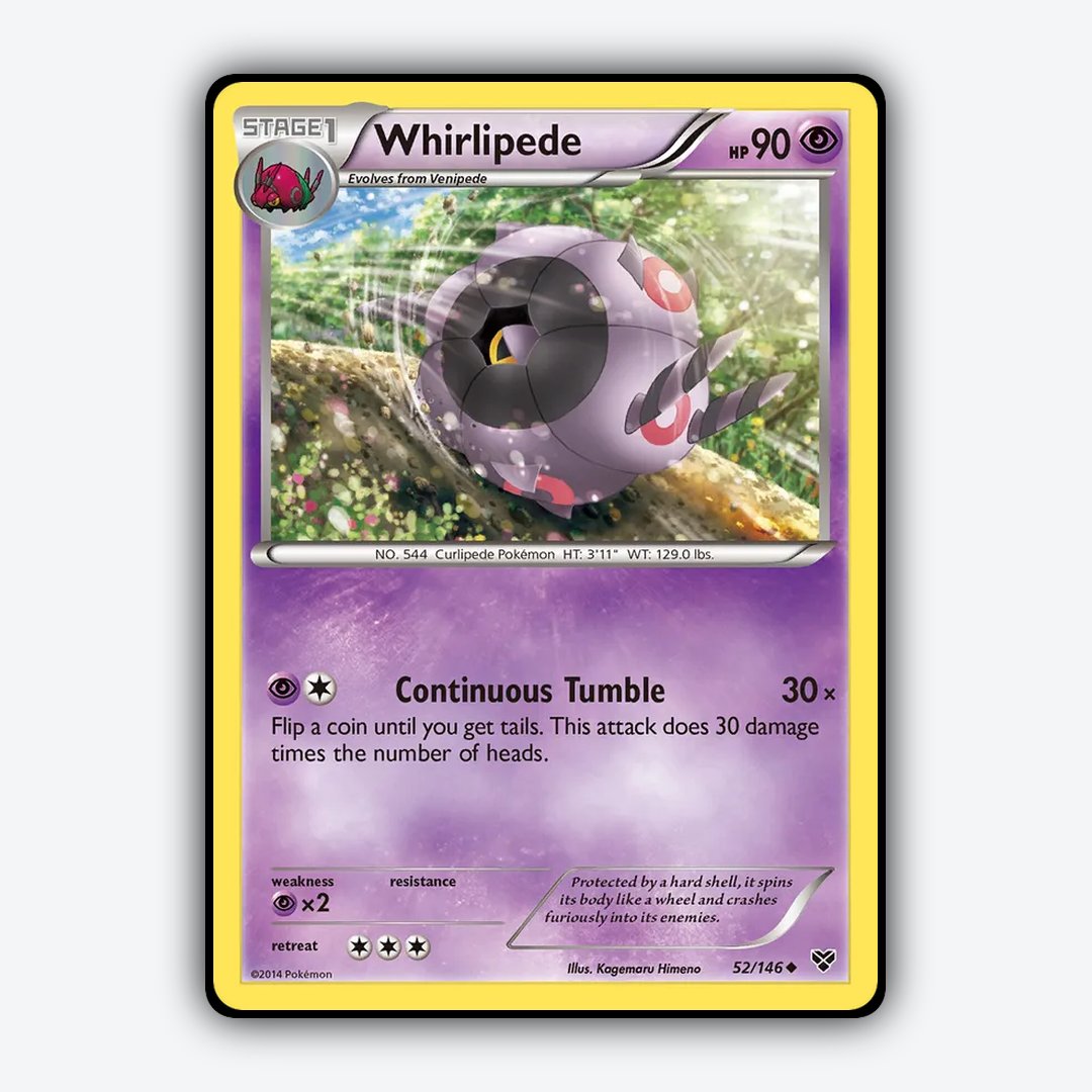 Whirlipede 052/146 - XY Set - Card Rug