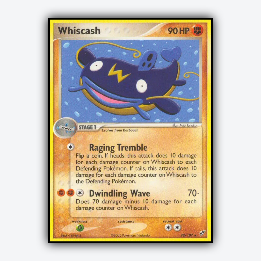 Whiscash 028/107 - Deoxys Set - Card Rug