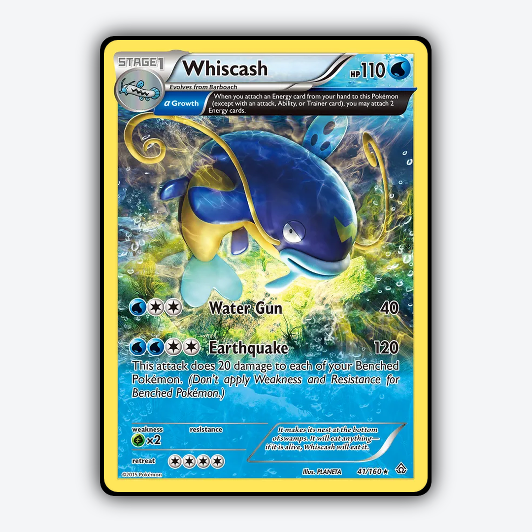 Whiscash 041/160 - Primal Clash Set - Card Rug