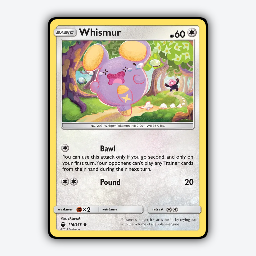 Whismur 116/168 - Celestial Storm Set - Card Rug