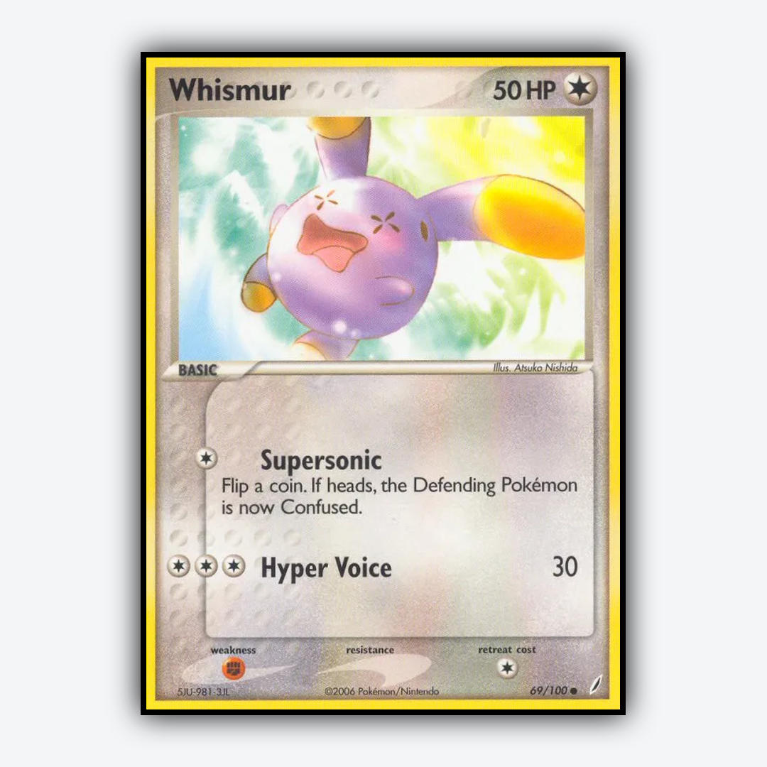 Whismur 069/100 - Crystal Guardians Set - Card Rug