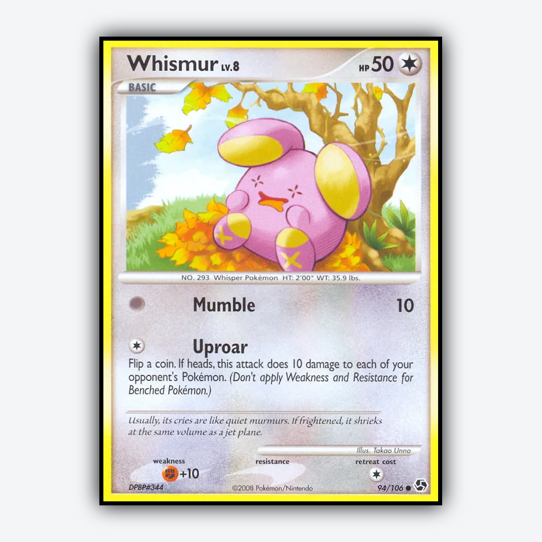 Whismur 094/106 - Great Encounters Set - Card Rug