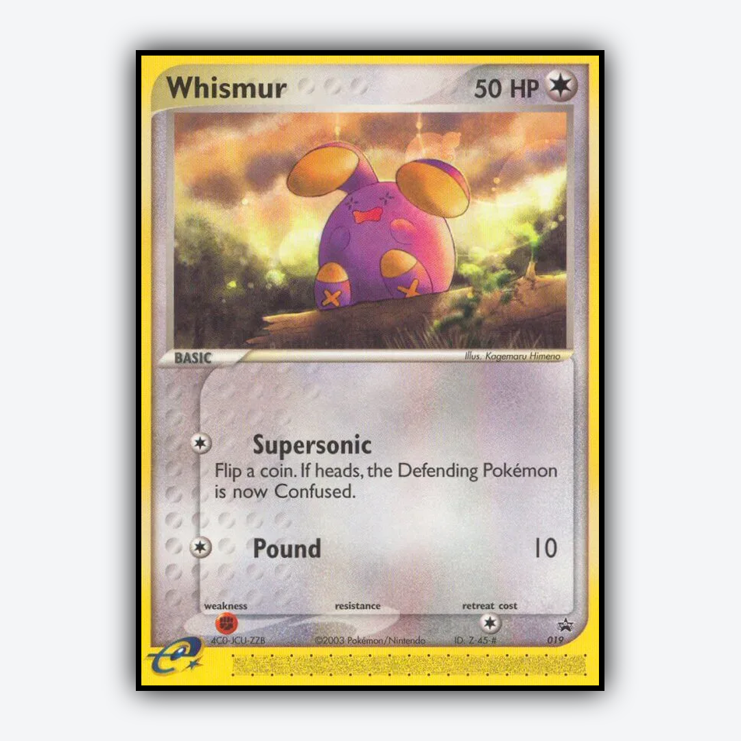 Whismur #19 - Nintendo Black Star Promos Set - Card Rug