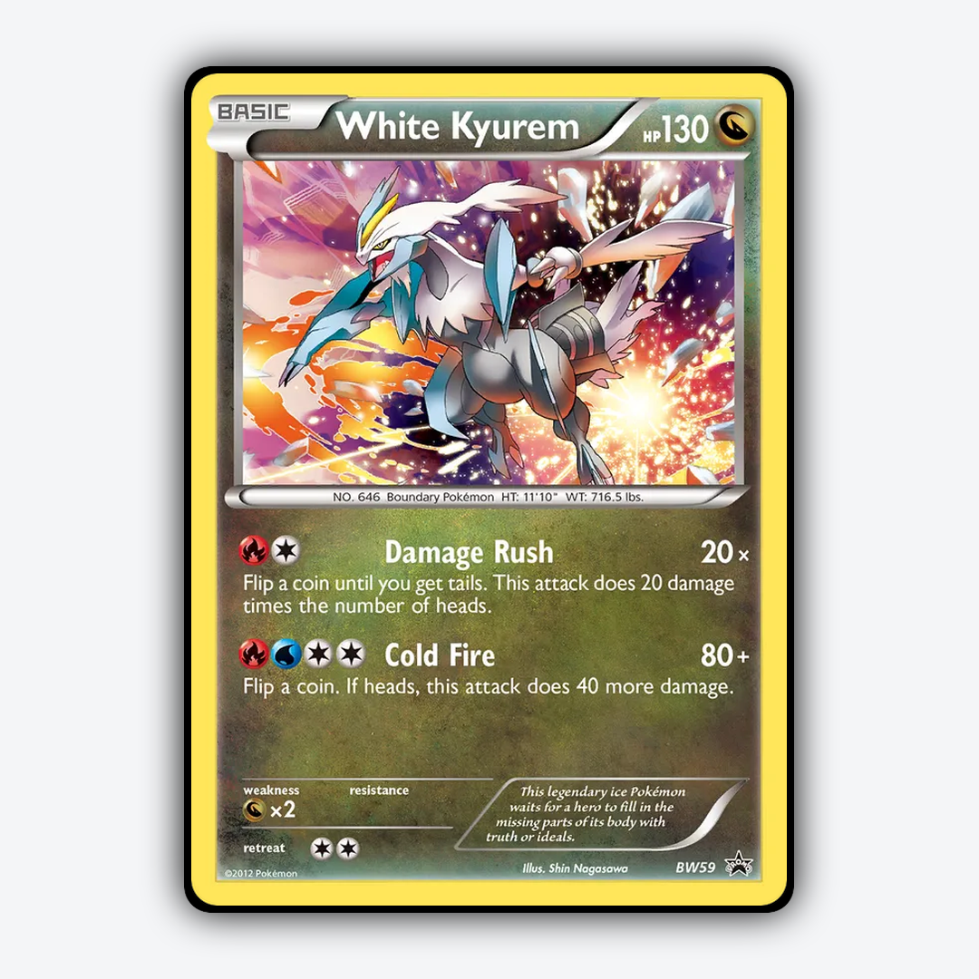 White Kyurem #59 - BW Black Star Promos Set - Card Rug