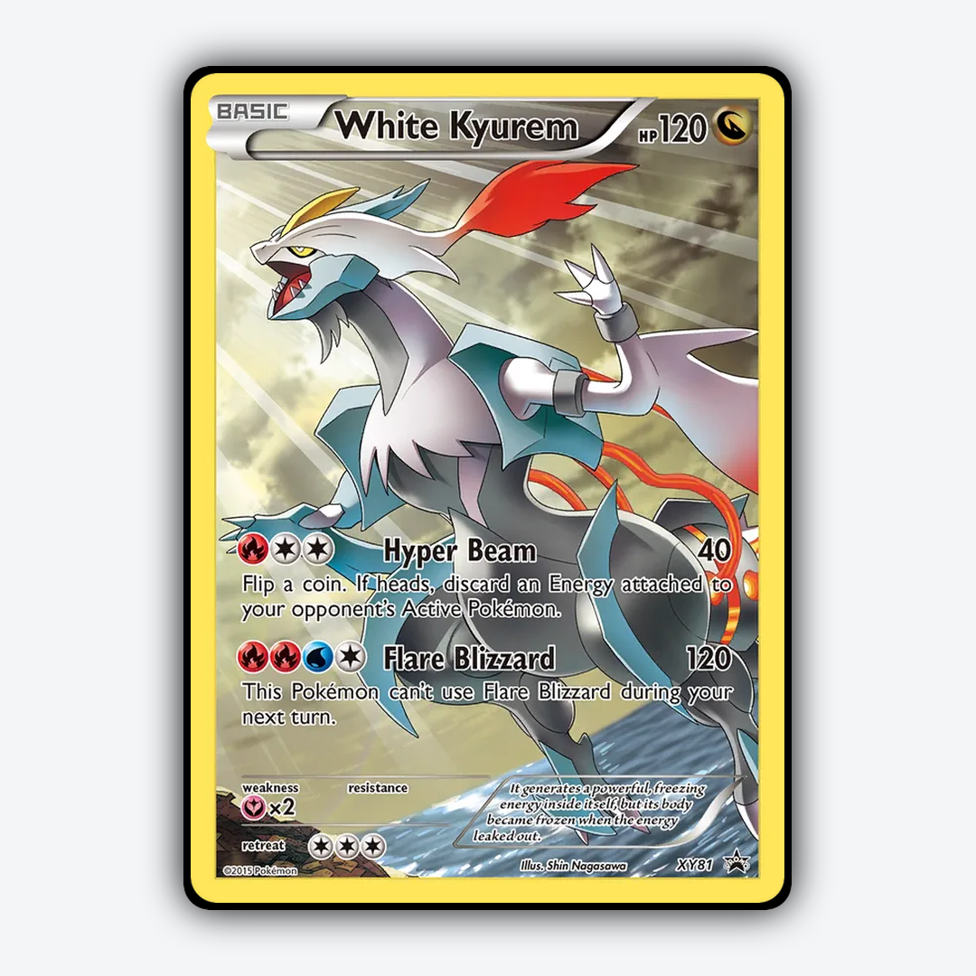 White Kyurem #81 - XY Black Star Promos Set - Card Rug