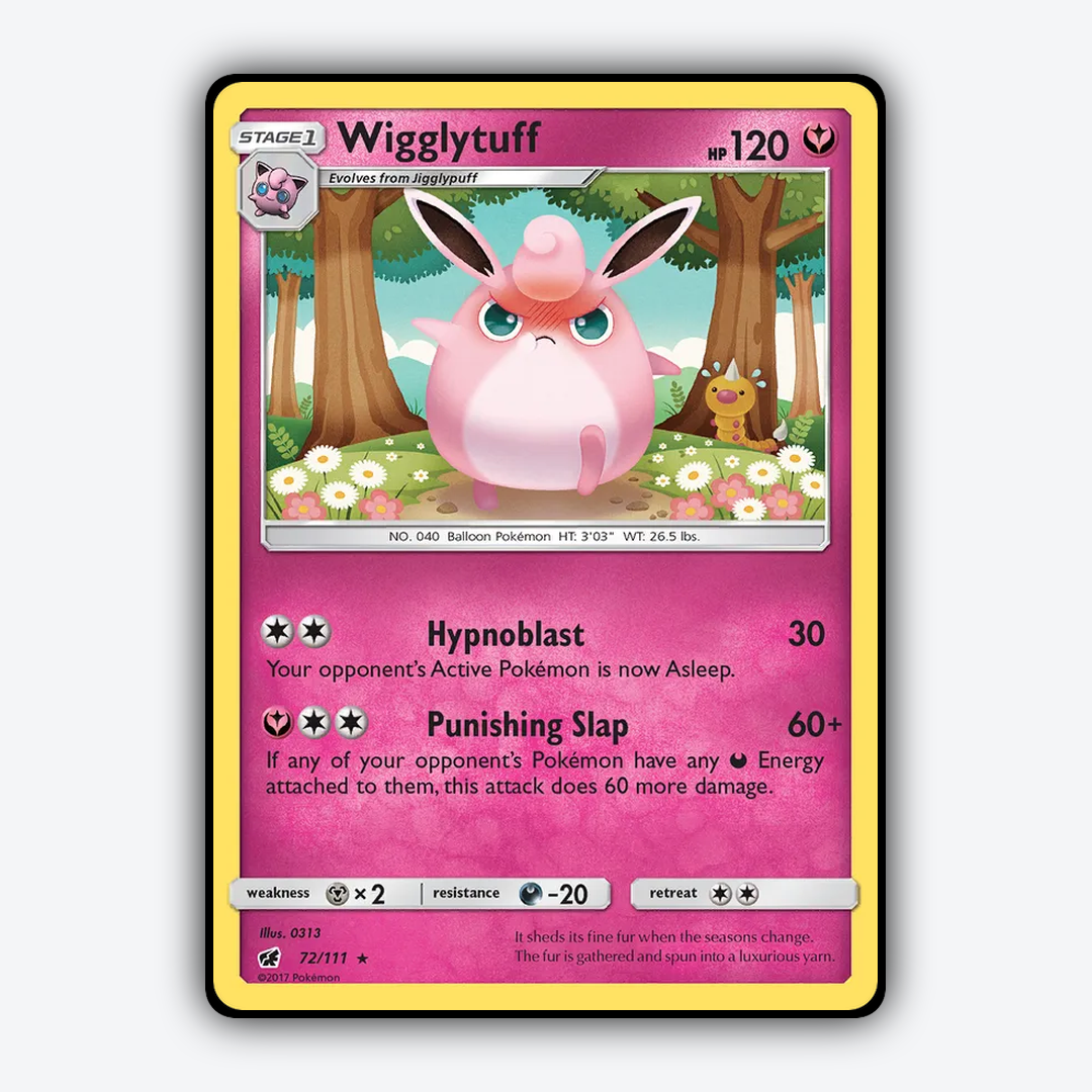 Wigglytuff 072/111 - Crimson Invasion Set - Card Rug