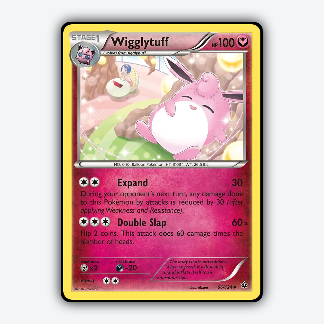 Wigglytuff 066/124 - Fates Collide Set - Card Rug