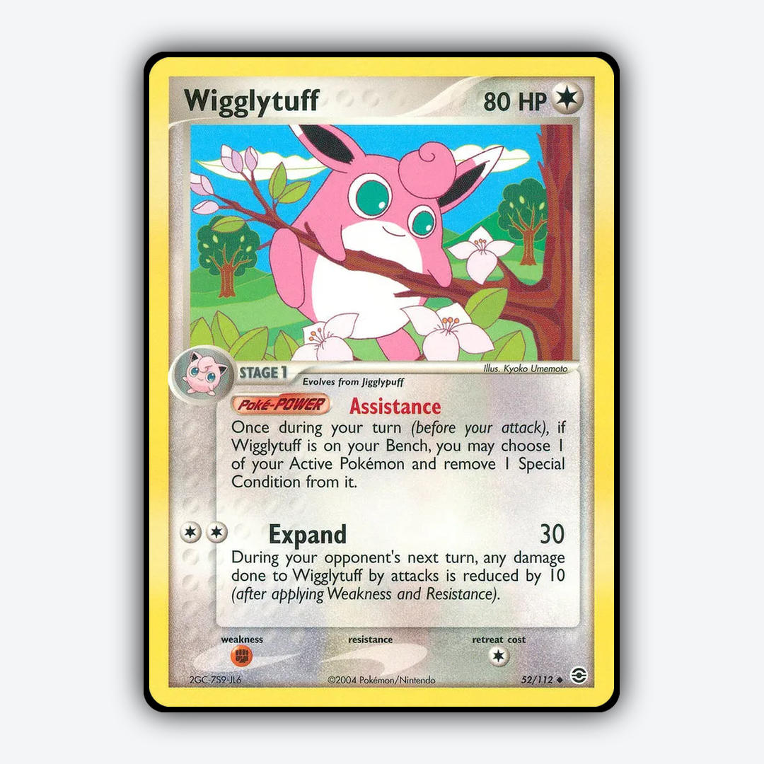 Wigglytuff 052/112 - FireRed & LeafGreen Set - Card Rug
