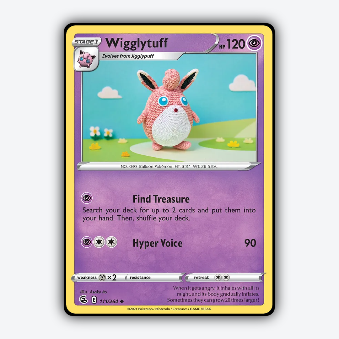 Wigglytuff 111/264 - Fusion Strike Set - Card Rug