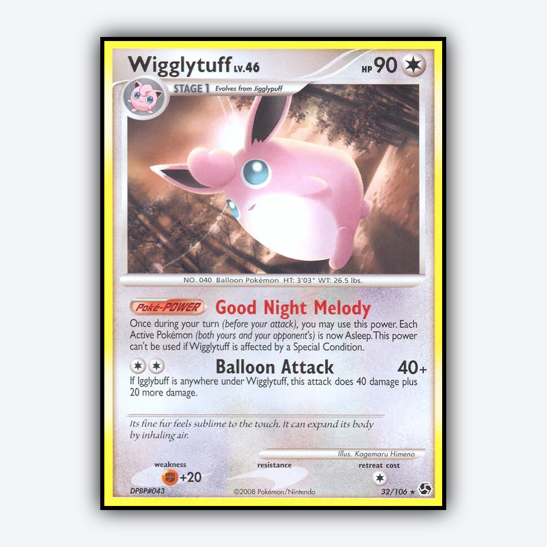 Wigglytuff 032/106 - Great Encounters Set - Card Rug