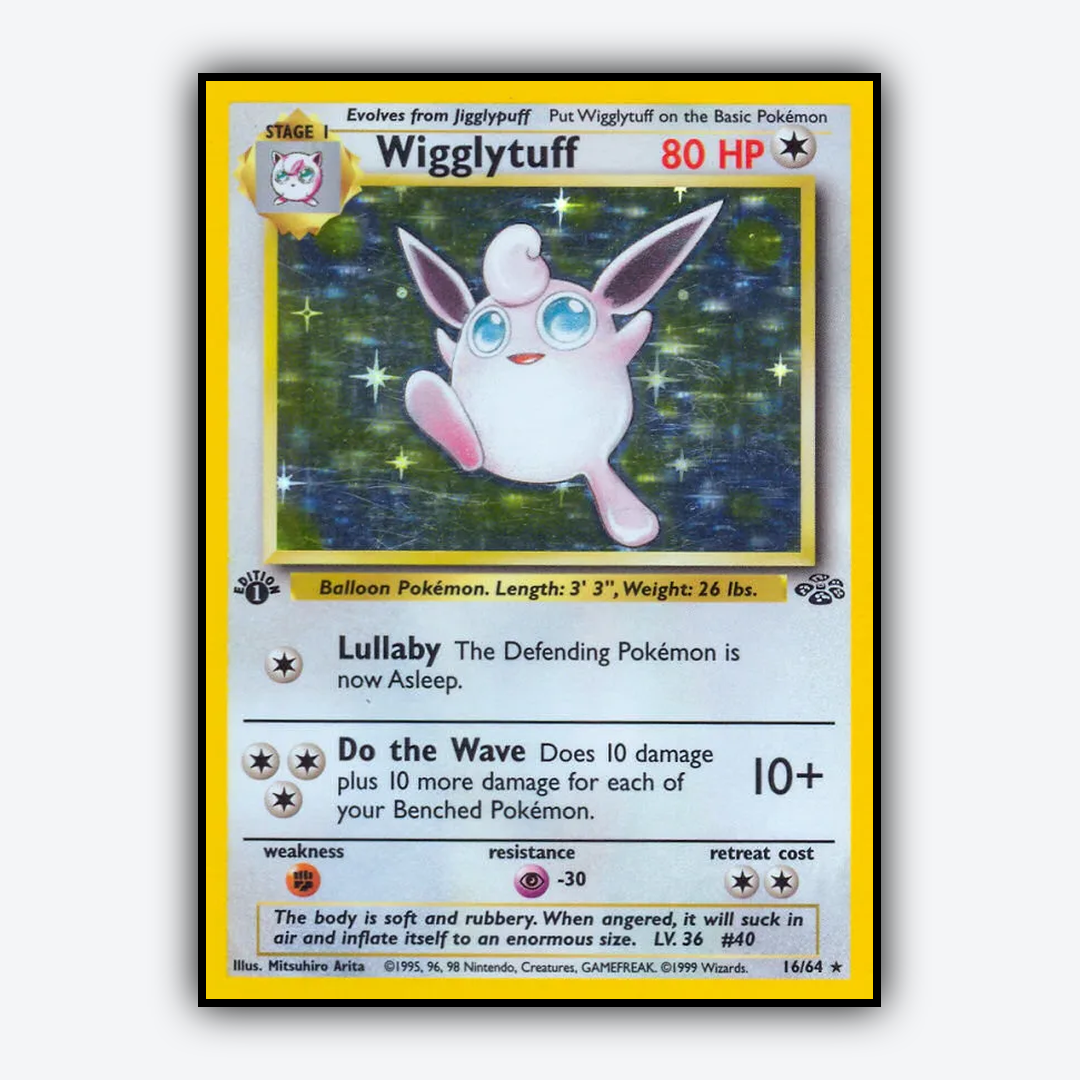 Wigglytuff 016/64 - Jungle Set - Card Rug