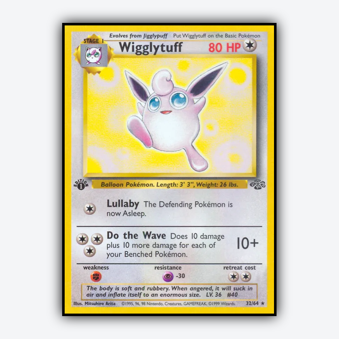 Wigglytuff 032/64 - Jungle Set - Card Rug