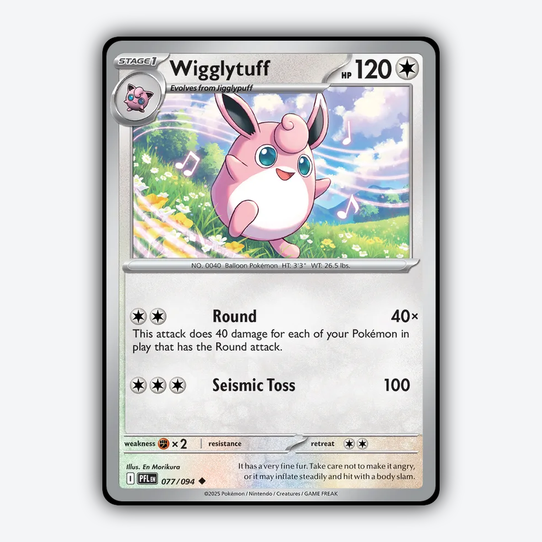 Wigglytuff 077/094 - Phantasmal Flames Set - Card Rug