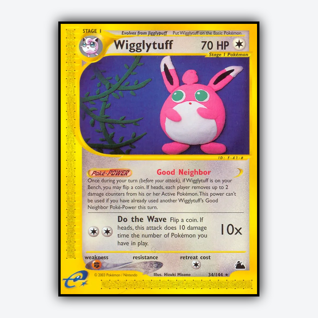 Wigglytuff 034/144 - Skyridge Set - Card Rug