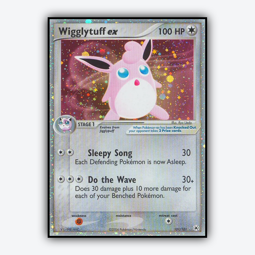 Wigglytuff ex 101/101 - Hidden Legends Set - Card Rug