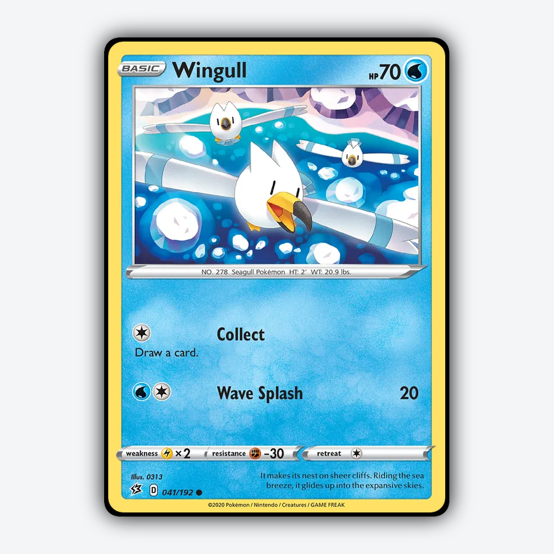 Wingull 041/192 - Rebel Clash Set - Card Rug