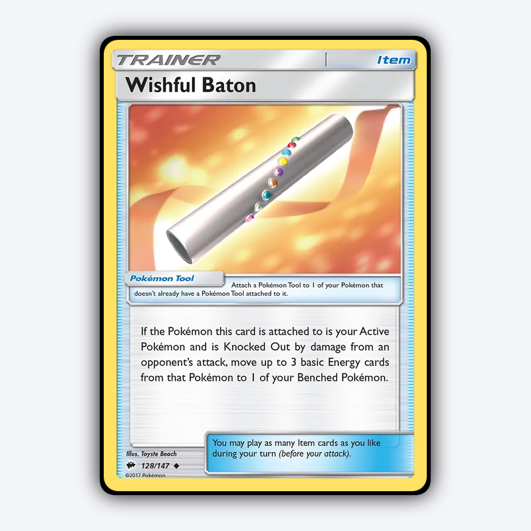 Wishful Baton 128/147 - Burning Shadows Set - Card Rug