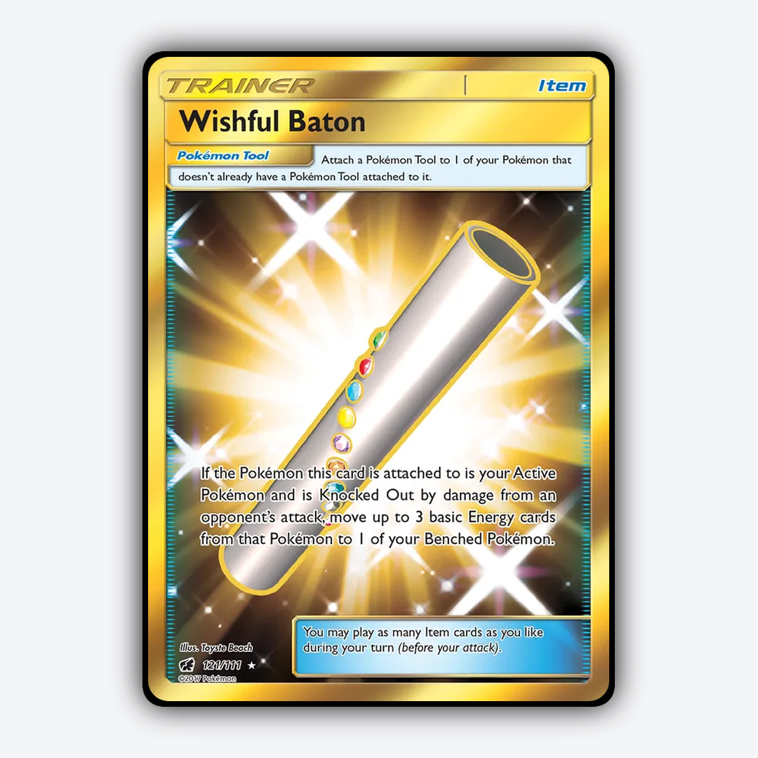 Wishful Baton 121/111 - Crimson Invasion Set - Card Rug