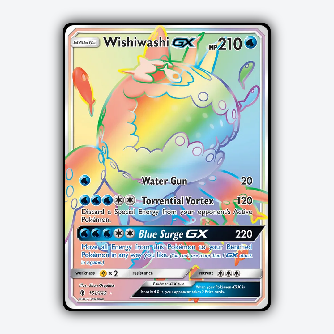 Wishiwashi-GX 151/145 - Guardians Rising Set - Card Rug